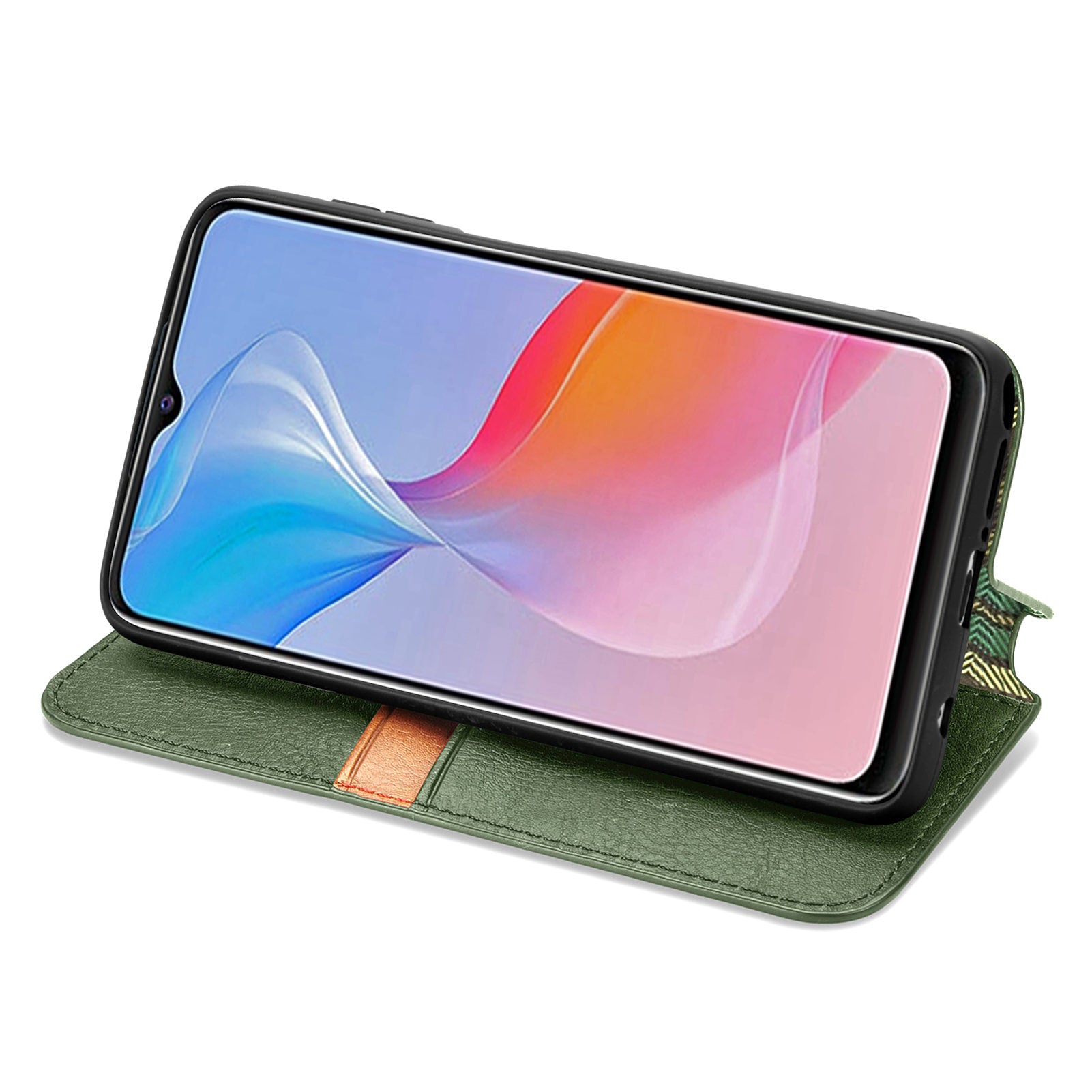 For vivo Y21 4G Y21s Y33s Imprinting Rhombus Magnetic Auto-Absorbed Leather Phone Case Stand Wallet Flip Cover For vivo Y21 4G Y21s Y33s Imprinting Rhombus Magnetic Auto-Absorbed Leather Phone Case Stand Wallet Flip Cover